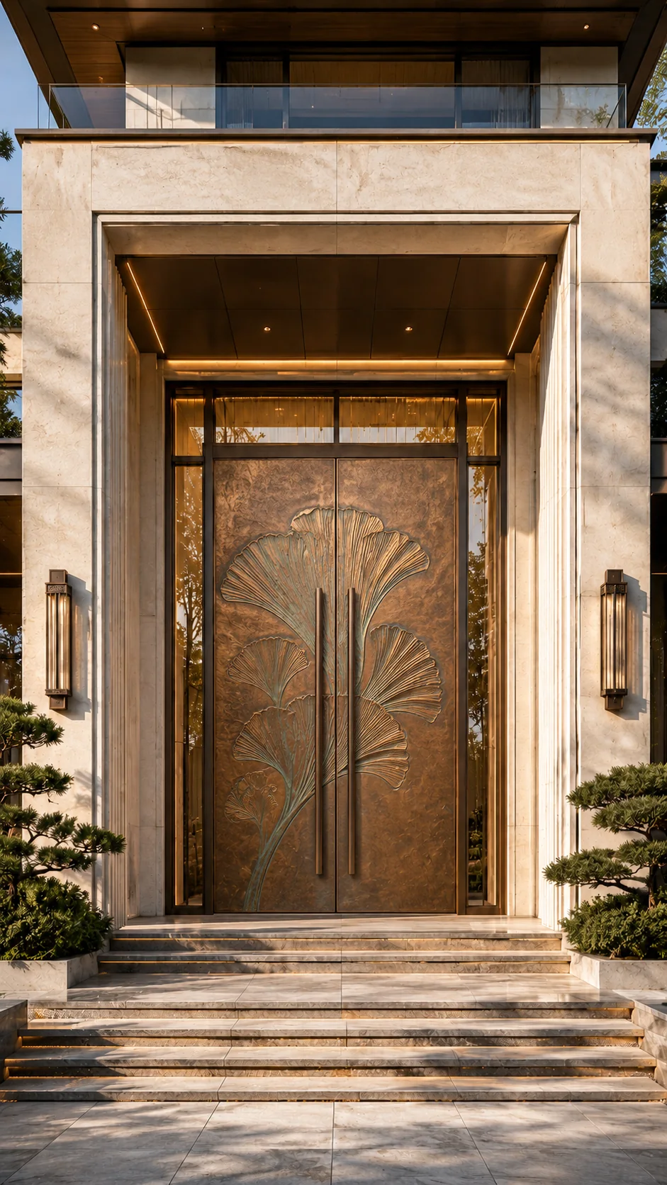 Bronze grand entrance concept